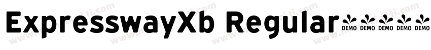 ExpresswayXb Regular字体转换